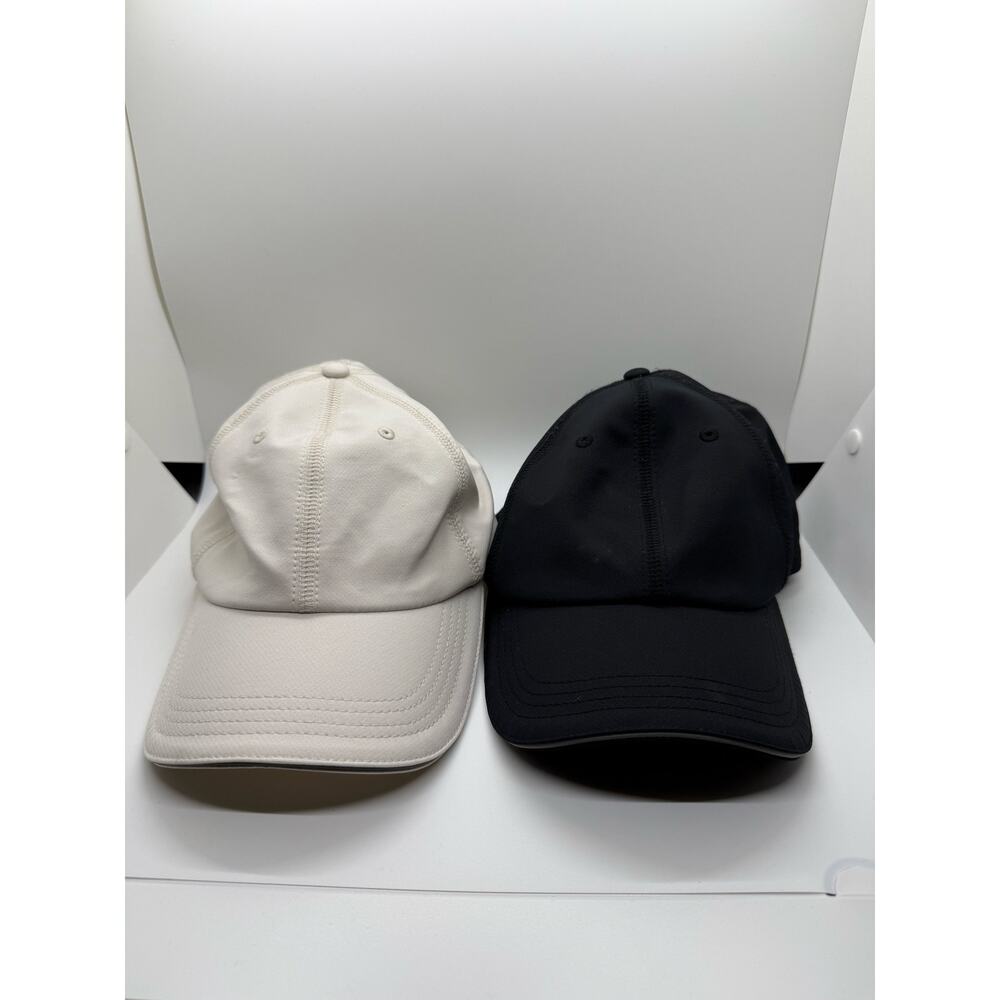 All in Motion LOT OF 2 Hats-Adjustable/Reflective/Running/Tan/Black/Fits Most